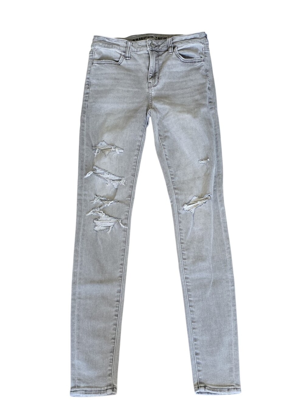 American Eagle Hi-Rise Jegging Gray Size 2L